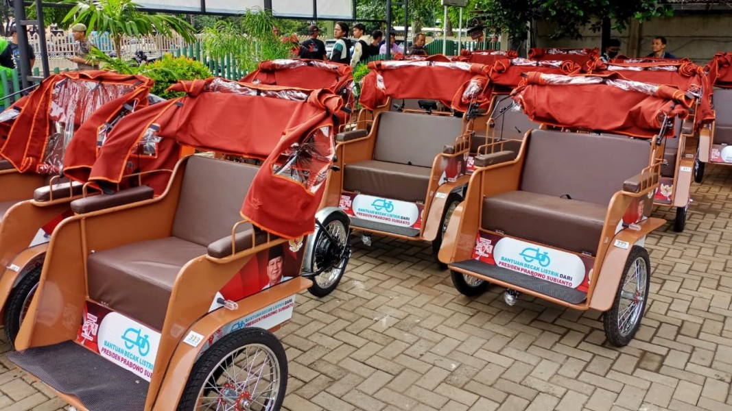 Becak Listrik untuk Lansia Digenjot, Target Distribusi 5.000 Unit 2025