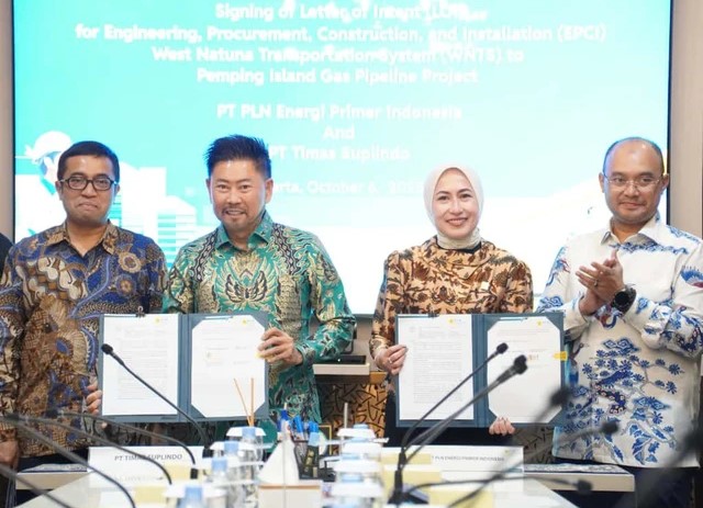 PLN EPI dan Timas Suplindo Bangun Pipa Gas Strategis