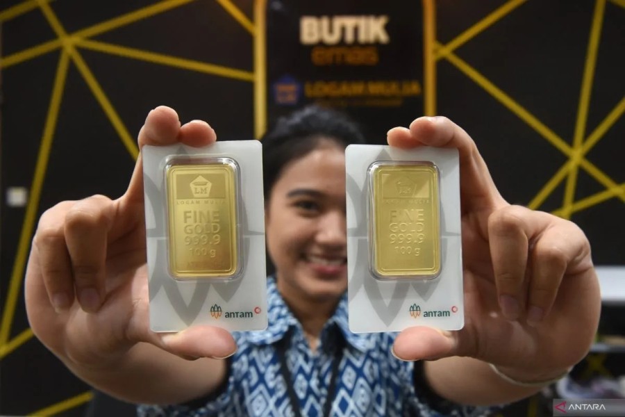 Harga Emas Antam Turun Tajam Tertekan Global Buyback Anjlok Pada Perdagangan Hari