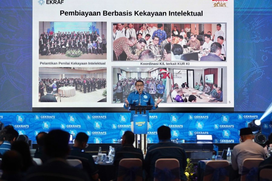Kemenekraf Siapkan Pembiayaan Rp10 Triliun Berbasis KI Bagi Pelaku Ekraf