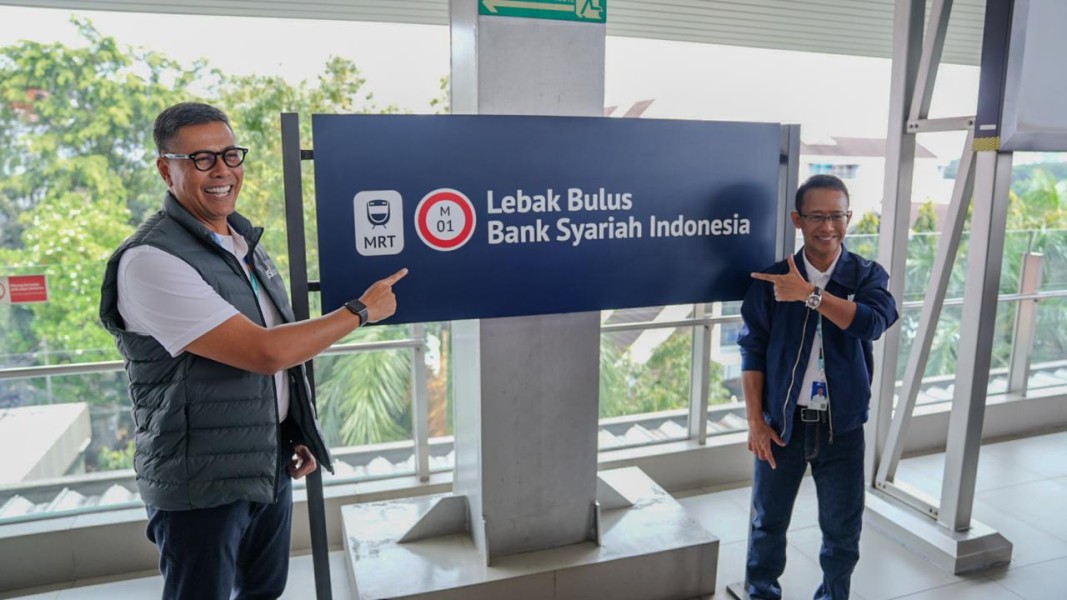 Stasiun MRT Lebak Bulus Resmi menjadi Stasiun Lebak Bulus-Bank Syariah Indonesia