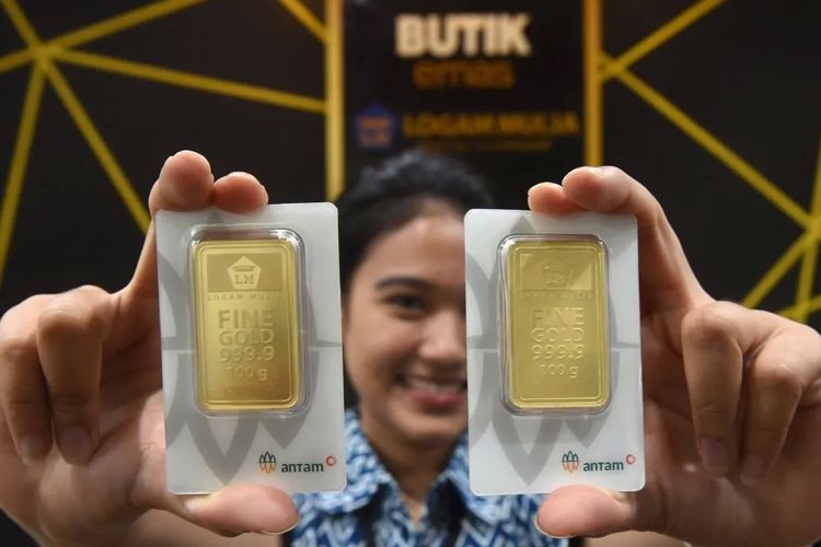 Harga Emas Antam Hari Ini Menguat Usai Koreksi Dalam
