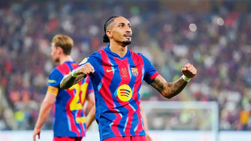 Alarm Cedera Raphinha Bayangi Barcelona Jelang Semifinal Panas Hadapi Atletico Madrid