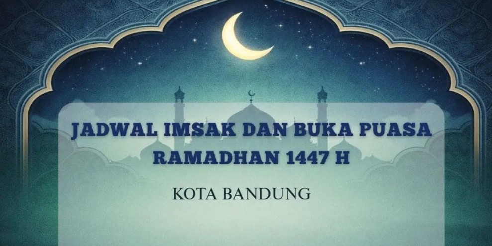 Jadwal Imsakiyah Bandung 2 Maret 2026 untuk Puasa Ramadan yang Akurat