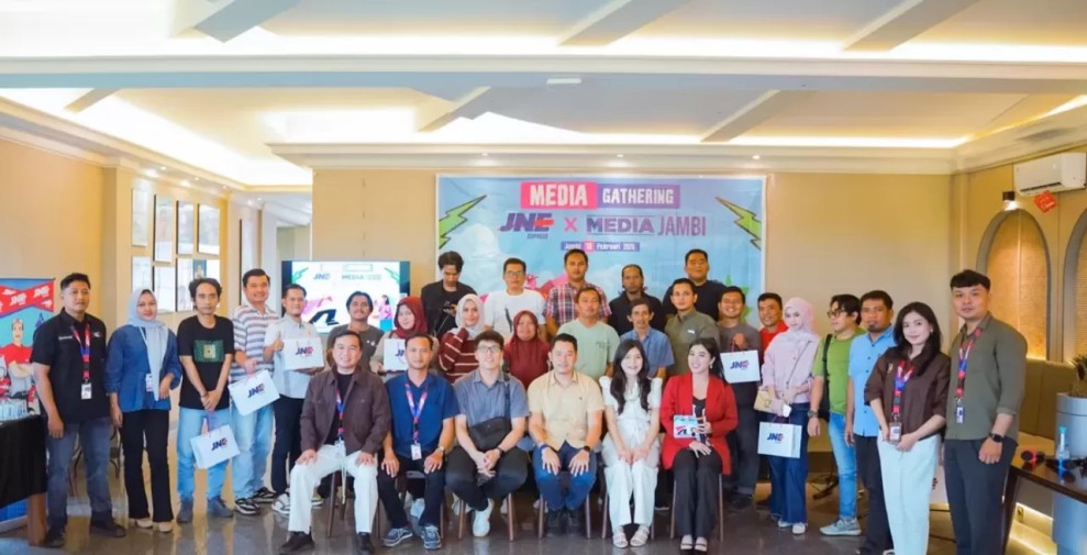 JNE Jambi Rangkul Media dan UMKM, Kuliner Lokal Tembus Pasar Nasional