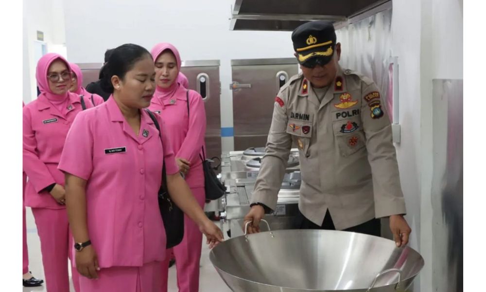 Perkuat Pemenuhan Gizi Anak, Polres Lingga Targetkan Lima Dapur SPPG Aktif