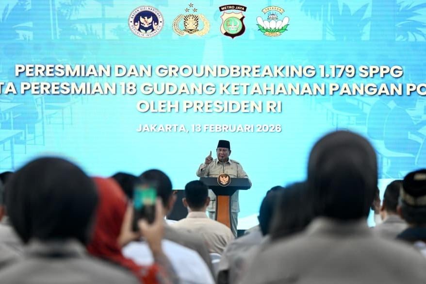 Dialog Presiden Usai Peresmian SPPG Serta Groundbreaking Gudang Ketahanan Pangan Polri