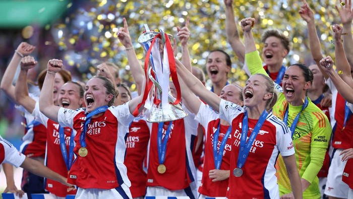 Arsenal Kejutkan Dunia, Juara Liga Champions Wanita UEFA 2024 2025 Setelah Kalahkan Barcelona