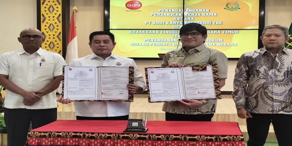 Sinergi Kejati NTT dan PT Adhi Karya: Perkuat Pendampingan Hukum Proyek Strategis Nasional
