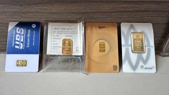 Daftar Lengkap Harga Emas Galeri24 dan UBS Per Januari 2026