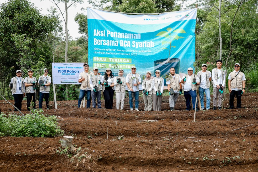 Inisiatif Hijau BCA Syariah Perkuat Ketahanan Lingkungan dan Pemberdayaan Masyarakat Hulu DAS