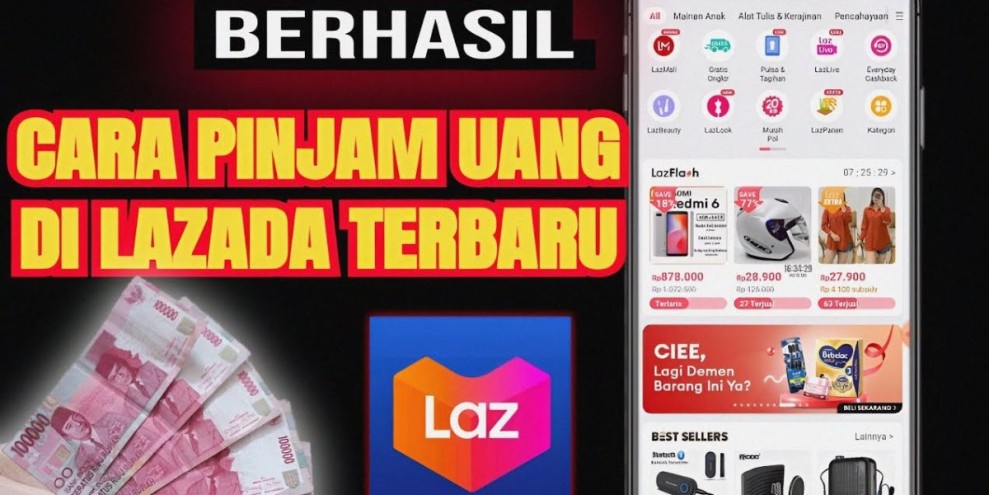 Cara Pinjam Uang di Lazada Pakai LazBon Terbaru 2026, Cair Cepat