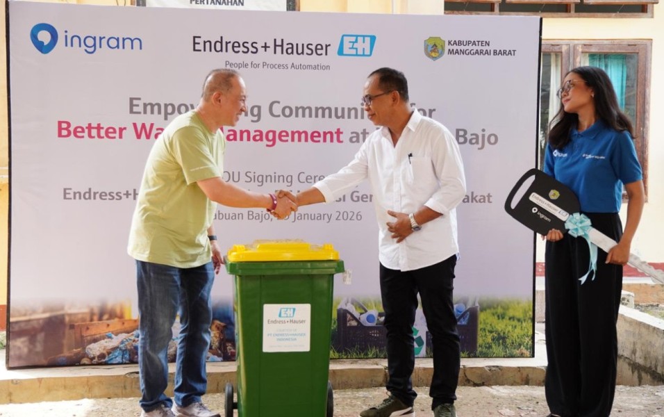 Endress+Hauser Gandeng INGRAM Perkuat Pengelolaan Sampah Labuan Bajo