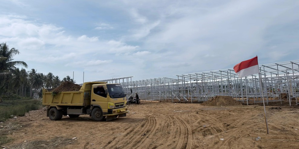 BNPB Bangun Huntara Untuk Korban Banjir Bandang Aceh Utara