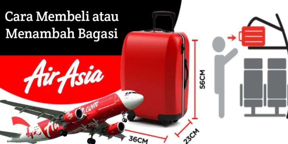 Cara Beli Bagasi Air Asia Secara Langsung di Bandara dan Online!