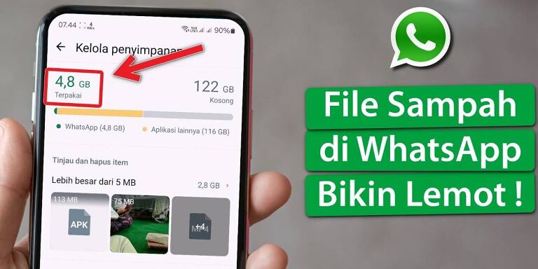 Empat Cara Setting Penyimpanan WhatsApp Agar Memori HP Tidak Cepat Penuh