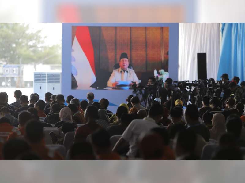 Presiden RI Prabowo Subianto Resmikan Peningkatan Produksi Minyak Blok Cepu