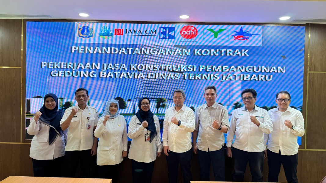 Dukung Peningkatan Layanan Publik Jakarta, ADHI Karya Resmi Garap Proyek Gedung Batavia Dinas Teknis Jatibaru