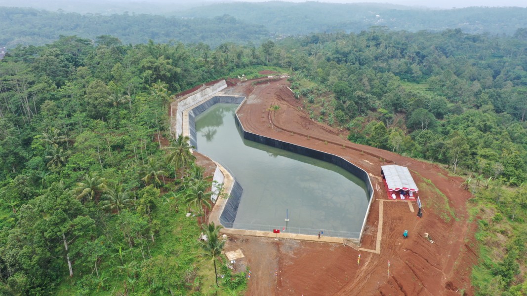 Embung Geblog Resmi Beroperasi, Andalan Petani Hadapi Musim Kemarau
