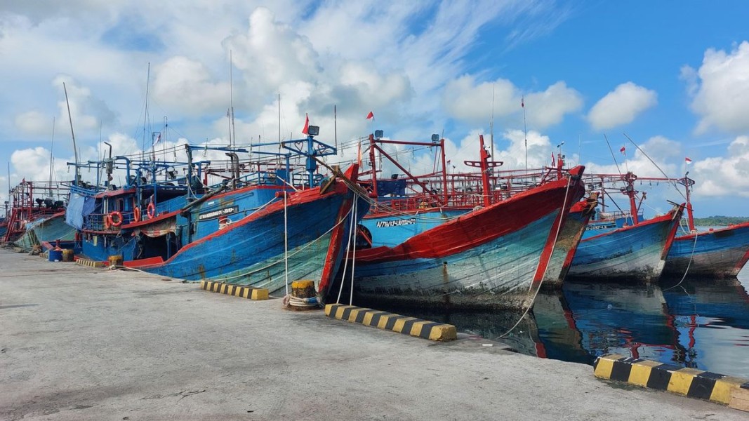 Kementerian Kelautan dan Perikanan Membekukan Izin 11 Kapal Diduga Langgar Alih Muat Ikan di Laut Arafura