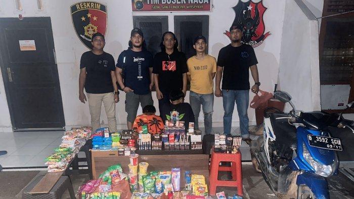 Polresta Pangkalpinang Ungkap Kasus Pencurian dan Penggelapan oleh Spesialis Toko Sembako