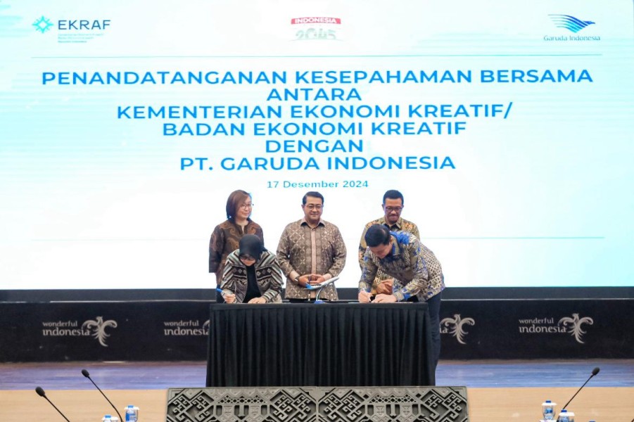 Kerjasama Strategis Kemenparekraf dan Garuda Indonesia: Dorong Ekonomi Kreatif Lewat Penguatan IP Lokal