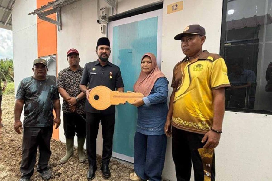 Sebanyak 3.005 Huntara di Aceh Timur Sudah Ditempati Warga Korban Bencana Hidrometeorologi 2025