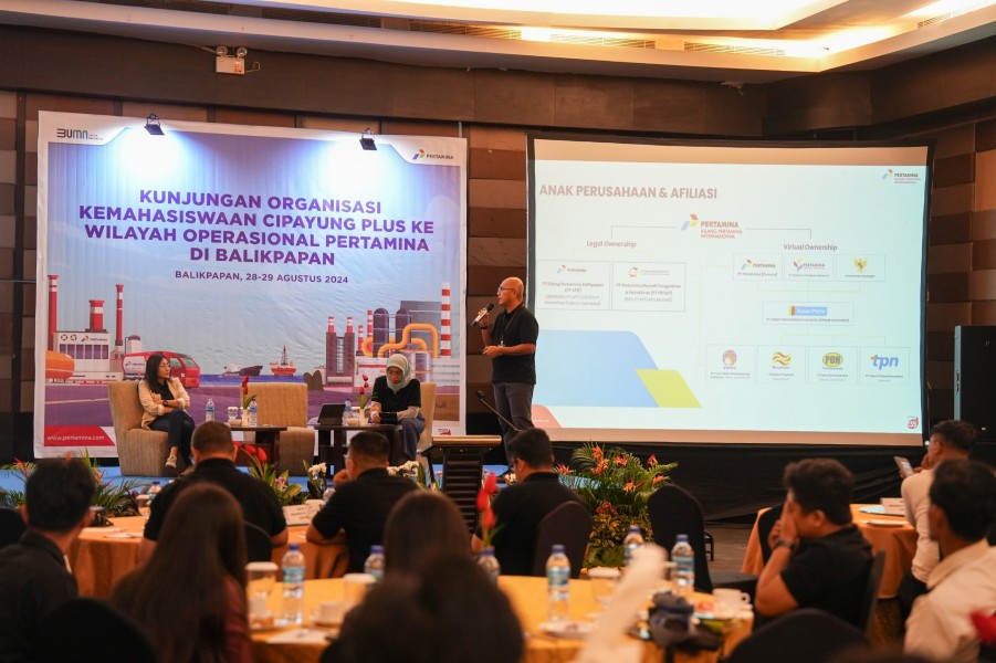 Kilang Pertamina Internasional (KPI) Dukung Kunjungan Cipayung Plus