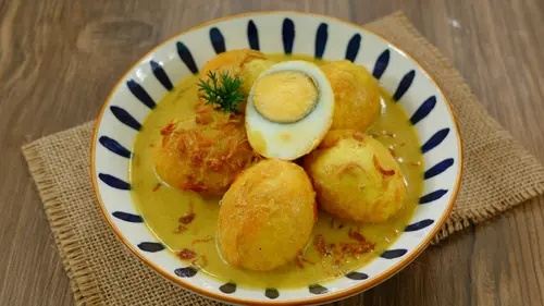 Resep Telur Kuah Santan Gurih, Praktis, dan Lezat untuk Menu Harian