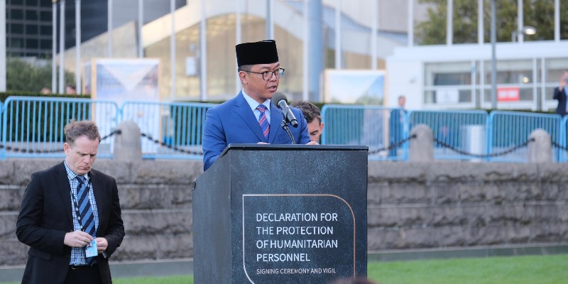 Indonesia Dorong Perlindungan Global Bagi Personel Kemanusiaan