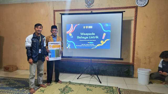 Edukasi Waspada Bahaya Listrik di Wonogiri: Mahasiswa KKN Arrendra Bryan Tekankan Pentingnya Keselamatan Penggunaan Listrik