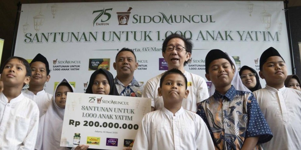 Sido Muncul Salurkan Bantuan Rp 200 Juta untuk 1.000 Anak Yatim Jakarta