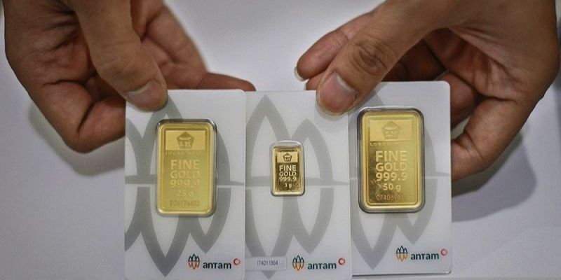 Harga Emas Antam Batangan Naik Tembus Satu Juta