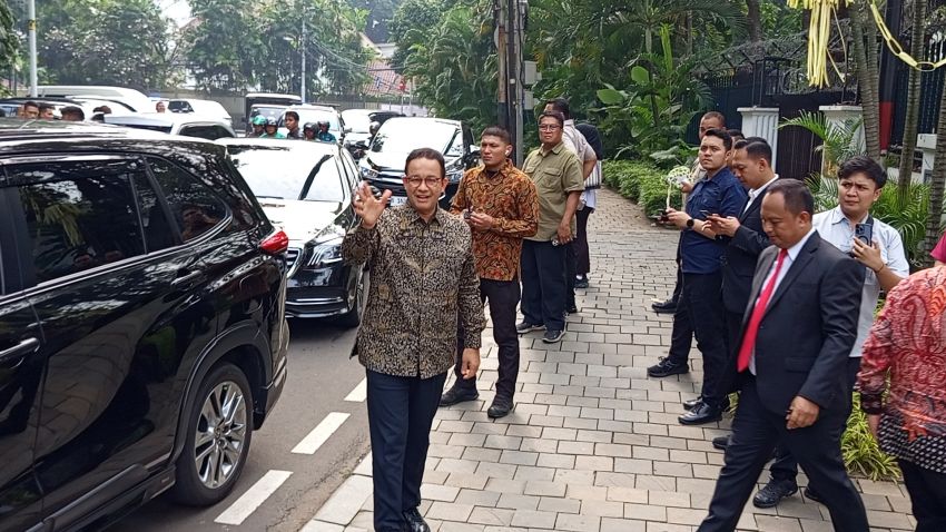 Anies Baswedan Bertemu Megawati Soekarnoputri di Rumah Dinas Gubernur Jakarta