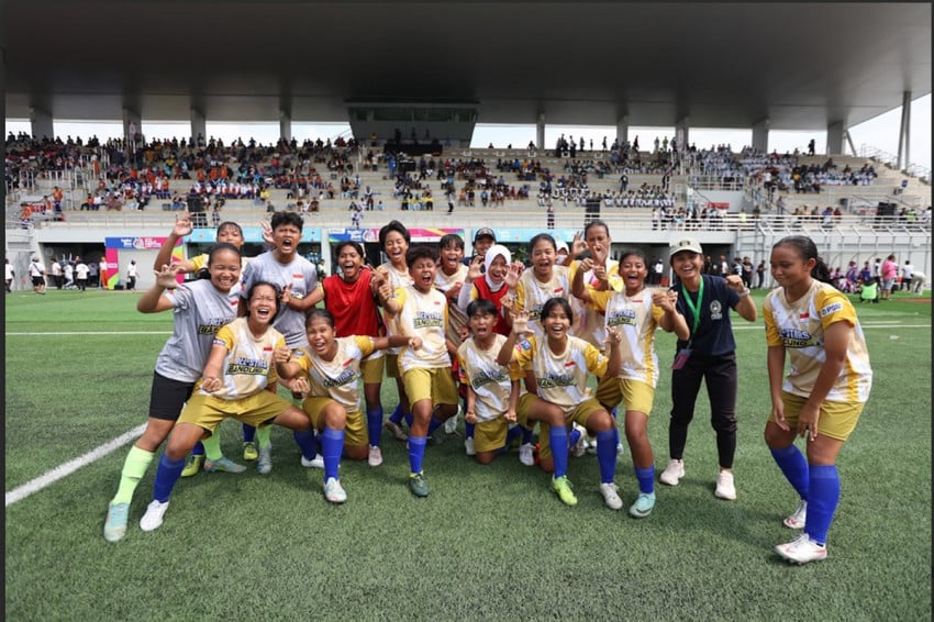 All Stars Bandung Juara Sepak Bola Putri Piala Pertiwi 2025