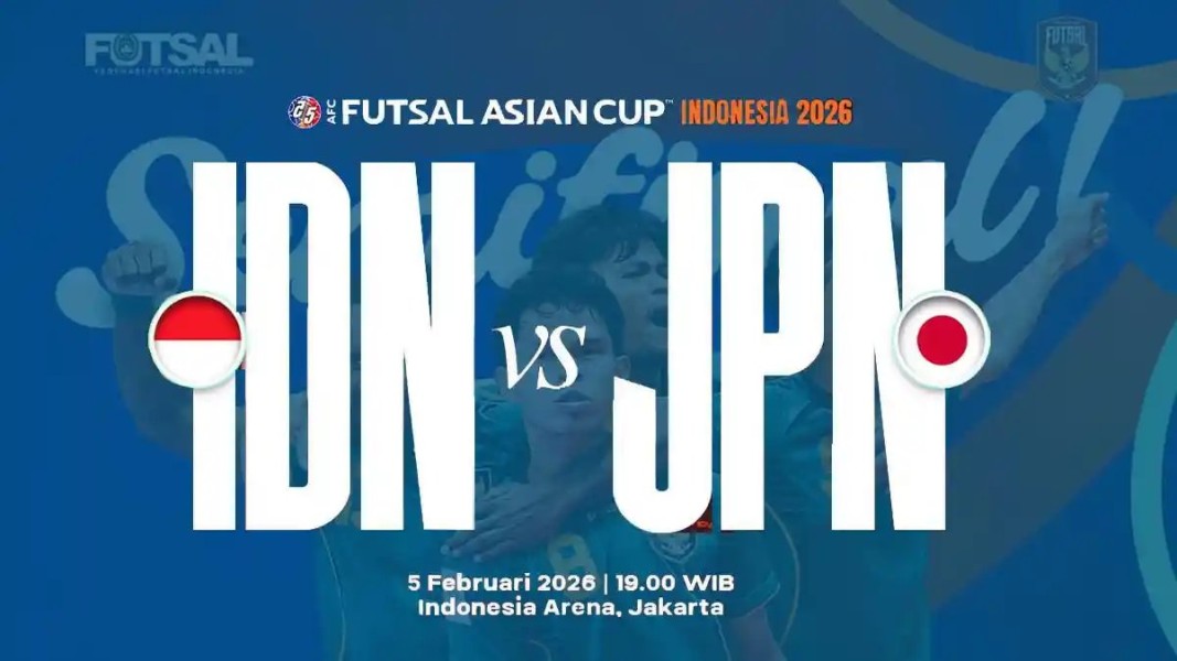 Jadwal Siaran Langsung Semifinal Piala Asia Futsal 2026 Indonesia Lawan Jepang