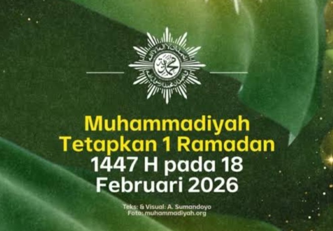 Muhammadiyah Tetapkan Awal Ramadan 18 Februari 2026 Melalui Kalender Hijriah Global