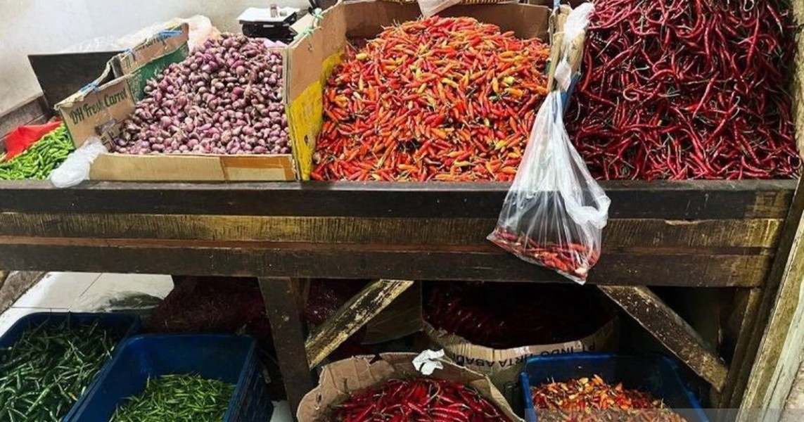 Harga Pangan Nasional: Bawang Merah Rp37.900/kg, Cabai Rawit Rp24.600/kg