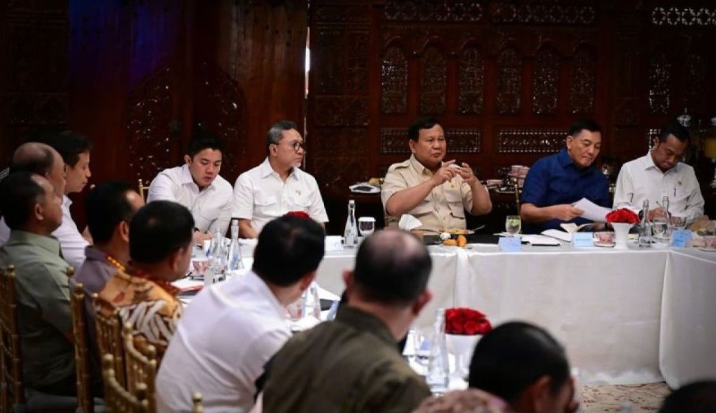 Presiden Prabowo Kumpulkan Menteri di Kertanegara, Bahas Program Prioritas