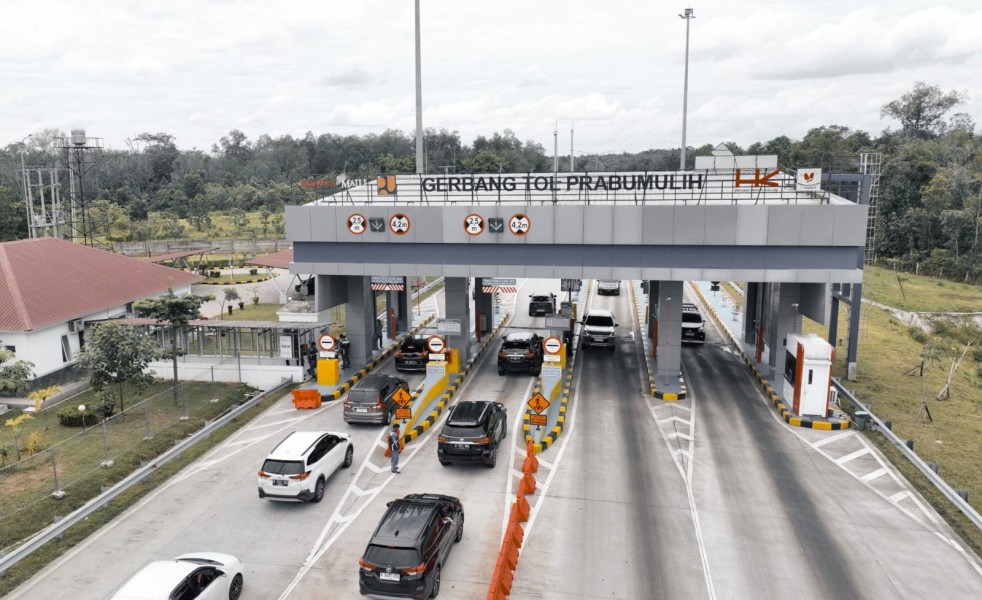 Trafik Tol Hutama Karya Meningkat di Semester I 2025