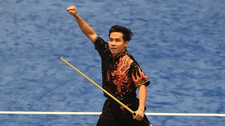 Seraf Naro Siregar Bawa Pulang Emas Wushu Kejuaraan Dunia