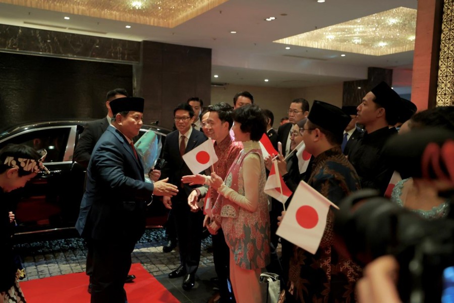 Diaspora Indonesia Sambut Prabowo Tiba di Jepang Awali Kunjungan Resmi Kenegaraan Perdana
