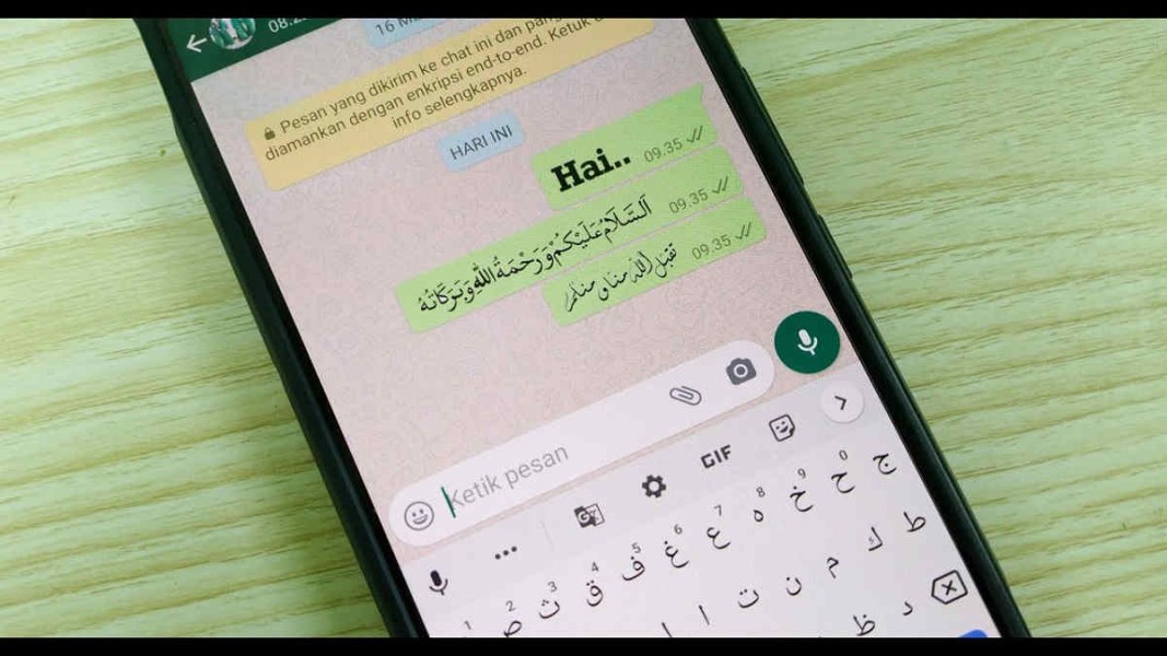 Cara Mudah Menulis Arab di WhatsApp