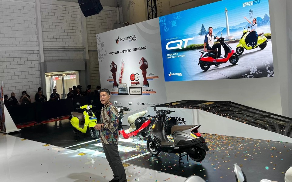 Indomobil eMotor Perkuat Pasar Motor Listrik Nasional Lewat Peluncuran QT Series Terbaru