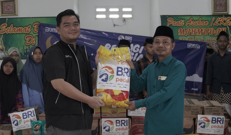 BRI Regional Office Bandar Lampung Salurkan Bantuan Sembako di Bulan Ramadhan