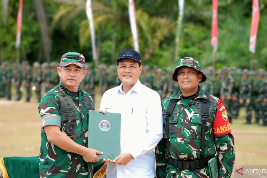 TMMD Selesaikan Pembangunan Infrastruktur di Muara Enim Sumatera Selatan