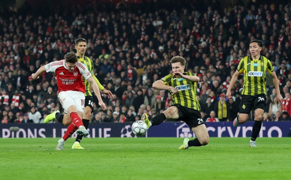 Man Of The Match Arsenal Vs Kairat Viktor Gyokeres Bersinar Antar The Gunners Menang