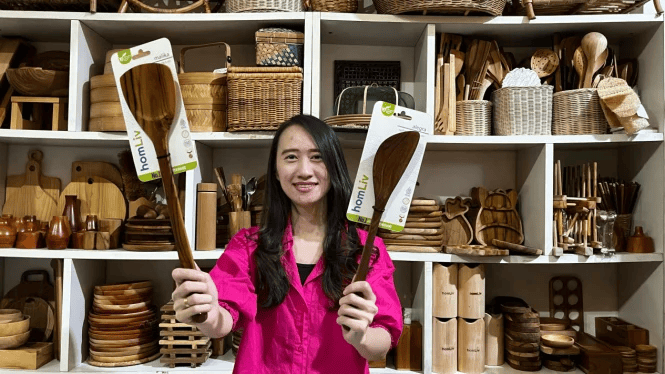 Inspiratif Kisah UMKM Alat Masak Kayu Halal HomLiv Naikkan Penjualan 20 Kali Lipat Lewat  Digitalisasi