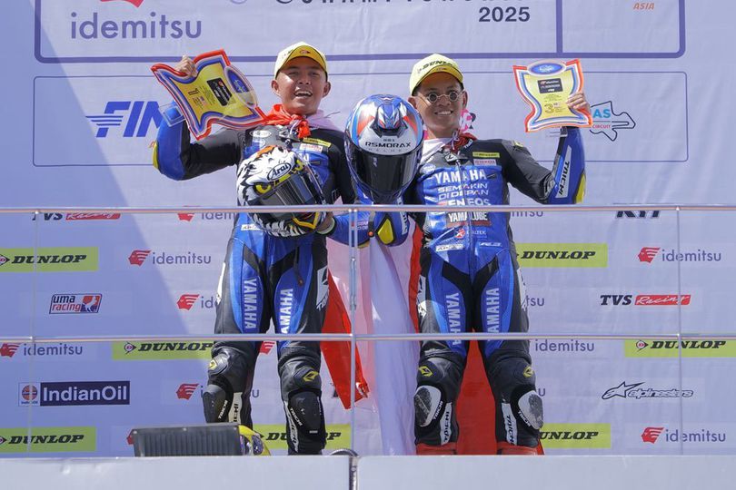 Rookie Yamaha Racing Indonesia Raih Podium Ganda ARRC Malaysia