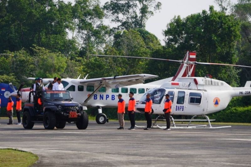 Riau Terima Helikopter Bom Air BNPB Untuk Karhutla Dumai